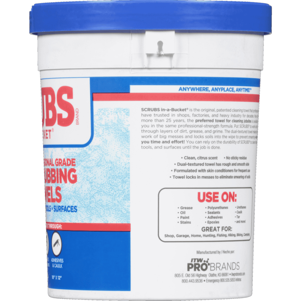 Scrubs in a Bucket®, 72 CT Permatex