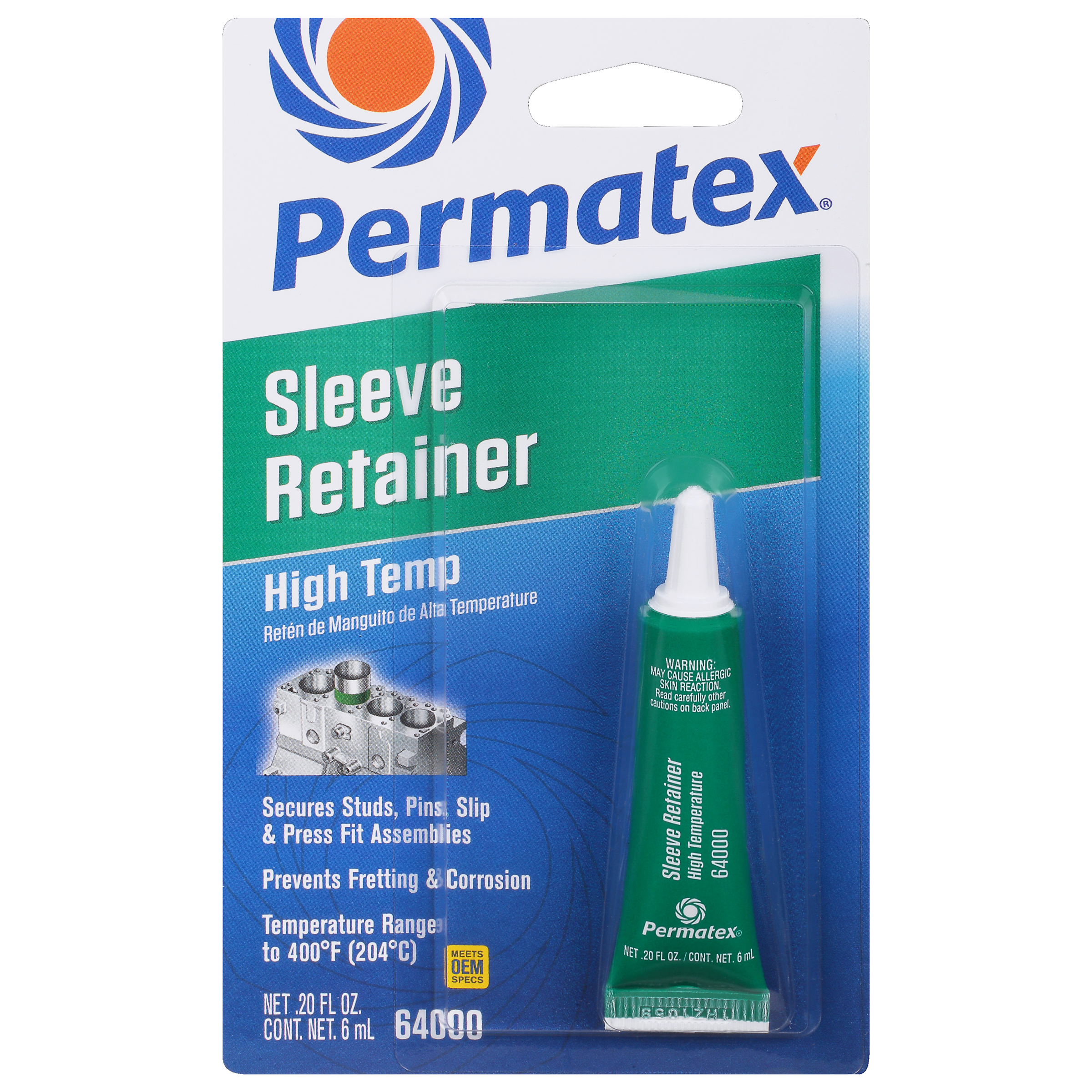 Permatex<span class="sup">®</span> High Temperature Sleeve Retainer, 6 ML