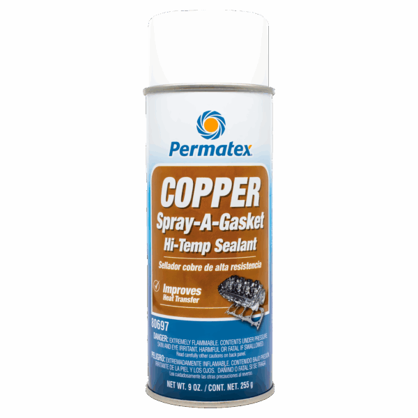 Permatex<span class="sup">®</span> Copper Spray-A-Gasket<span class="sup">®</span> High-Temp Sealant, 12 OZ