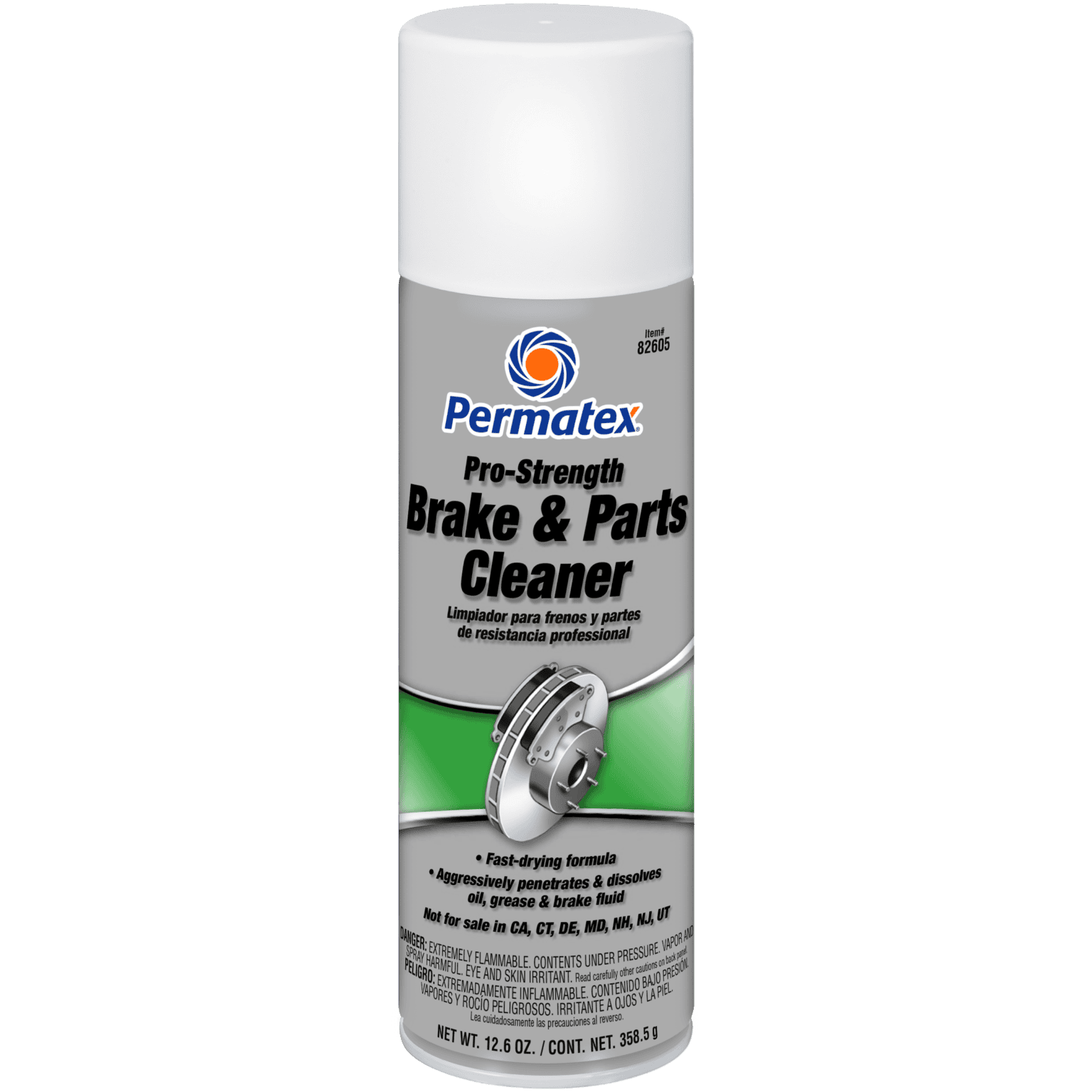 Permatex® ProStrength Brake & Parts Cleaner, 12.6 OZ AE Permatex