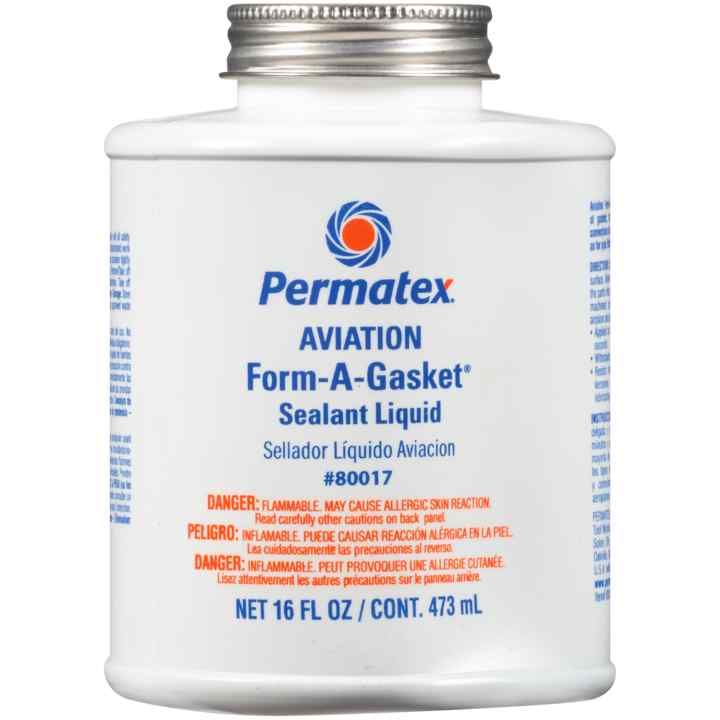 Permatex<span class="sup">®</span> Aviation Form-A-Gasket<span class="sup">®</span> No. 3 Sealant Liquid, 16 OZ
