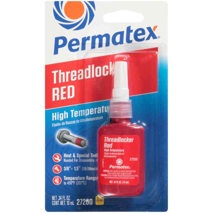 Permatex<span class="sup">®</span> High Temperature Threadlocker Red, 10 ML