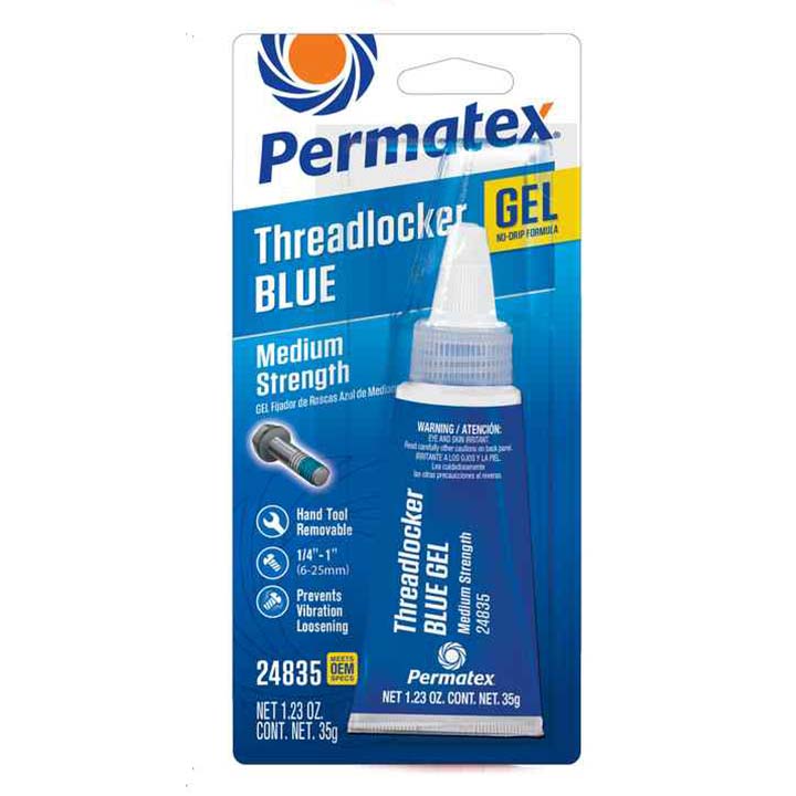 Permatex® Medium Strength Threadlocker Blue Gel, 35 G Permatex