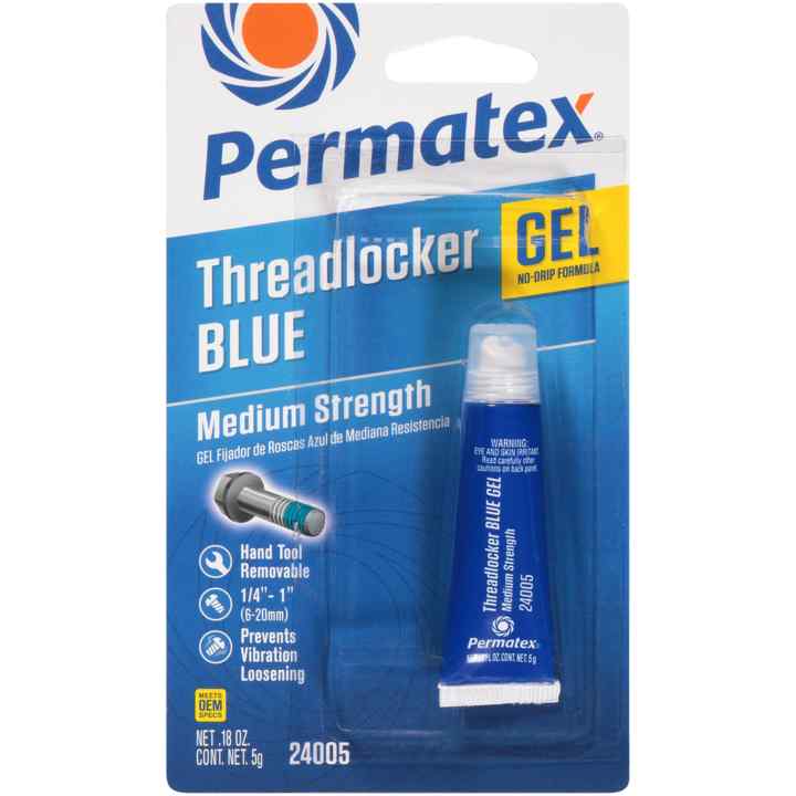 Permatex<span class="sup">®</span> Medium Strength Threadlocker Blue Gel, 5 G