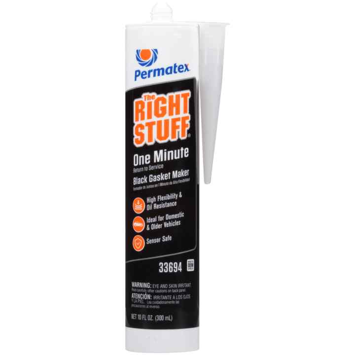 Permatex® The Right Stuff® Black 1 Minute Gasket Maker, 10.1 OZ