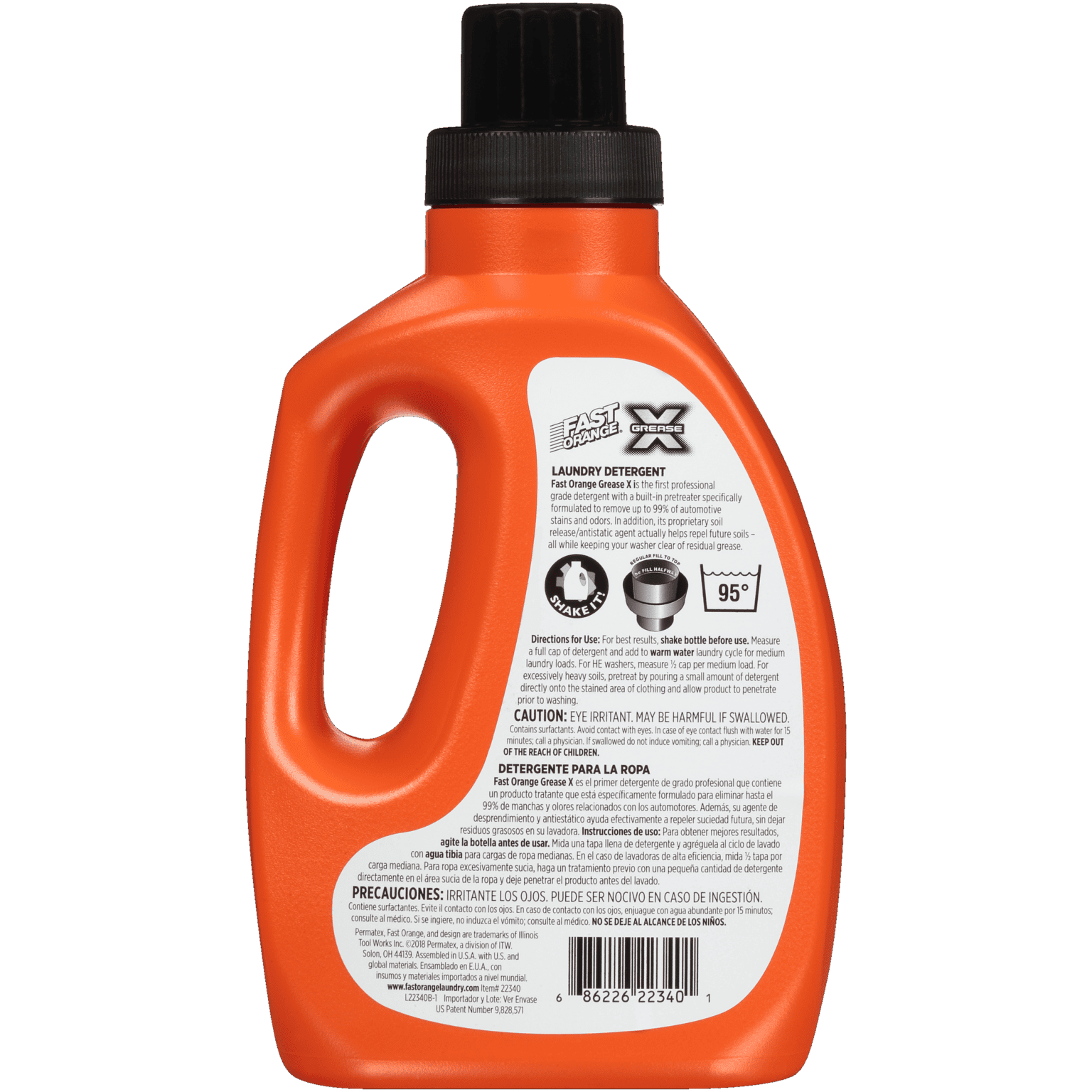 Fast Orange® Grease X Laundry Detergent Permatex