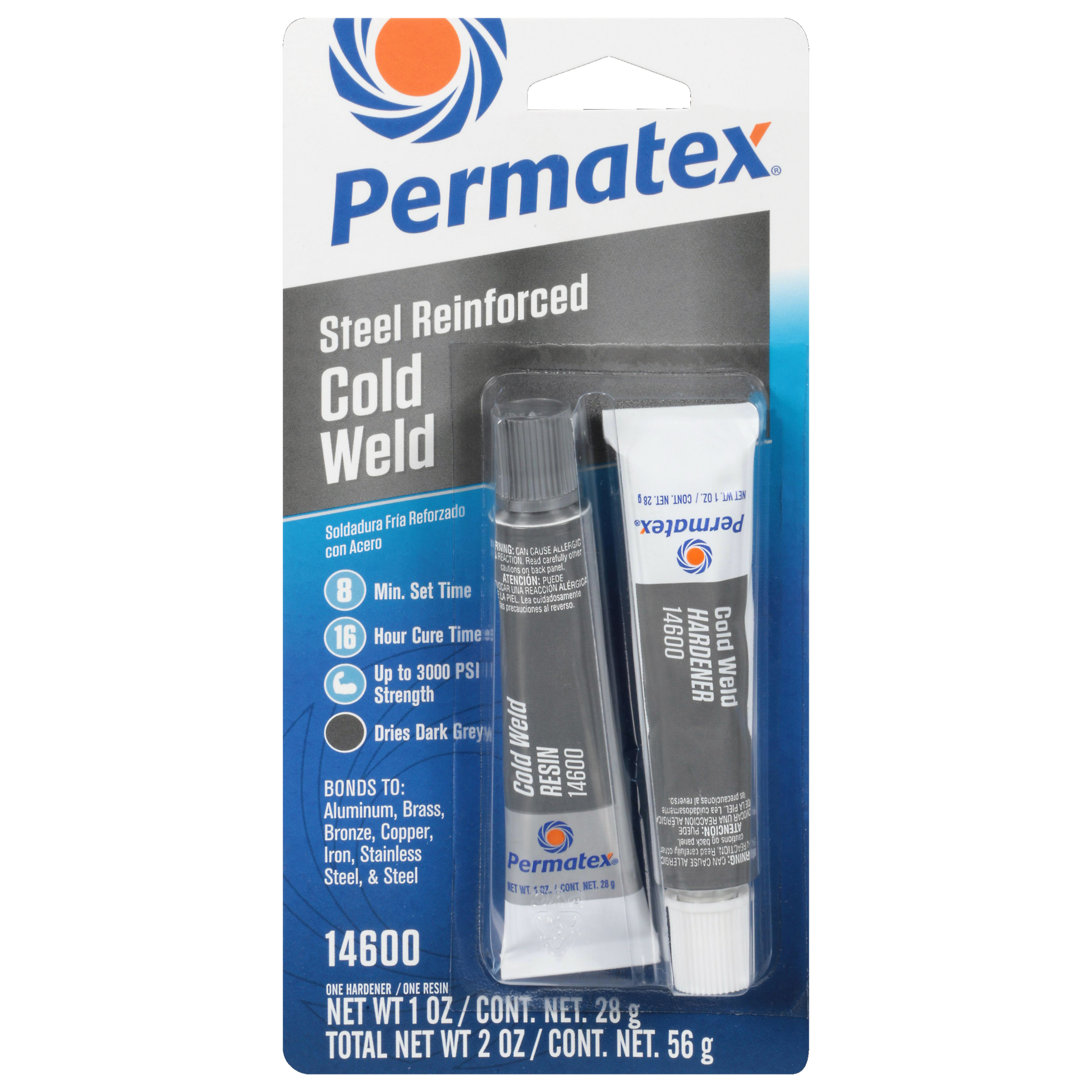 Permatex® Cold Weld 2 Part Epoxy, 2 OZ – Permatex