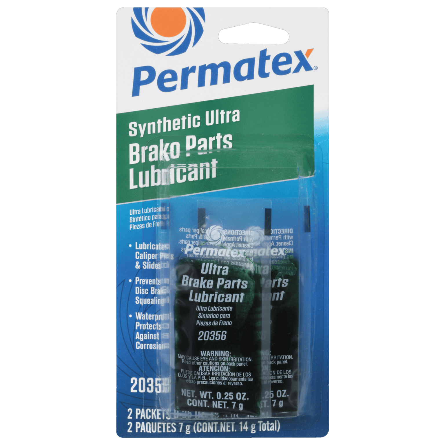 Permatex® Ultra Disc Brake Caliper Lubricant, 10 G Permatex