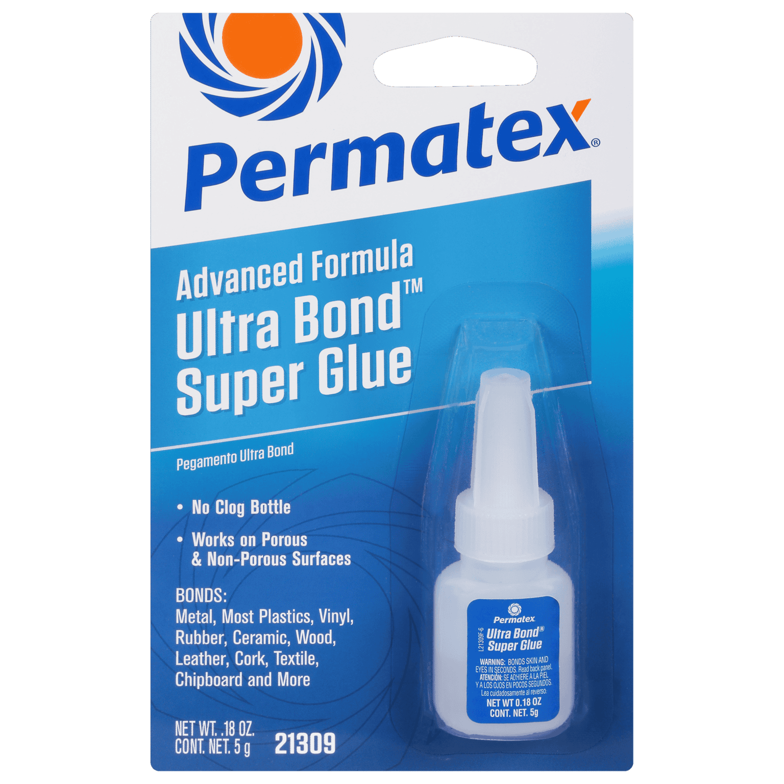 Permatex® Ultra Bond Super Glue, 5 G Permatex