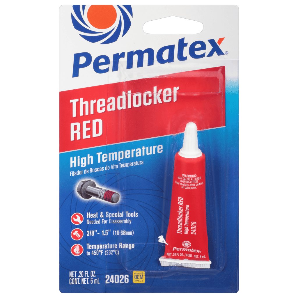 Permatex High Temperature Threadlocker Red Permatex High Temperature Threadlocker Red