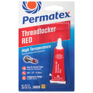 Permatex<span class="sup">®</span> High Temperature Threadlocker Red, 6 ML