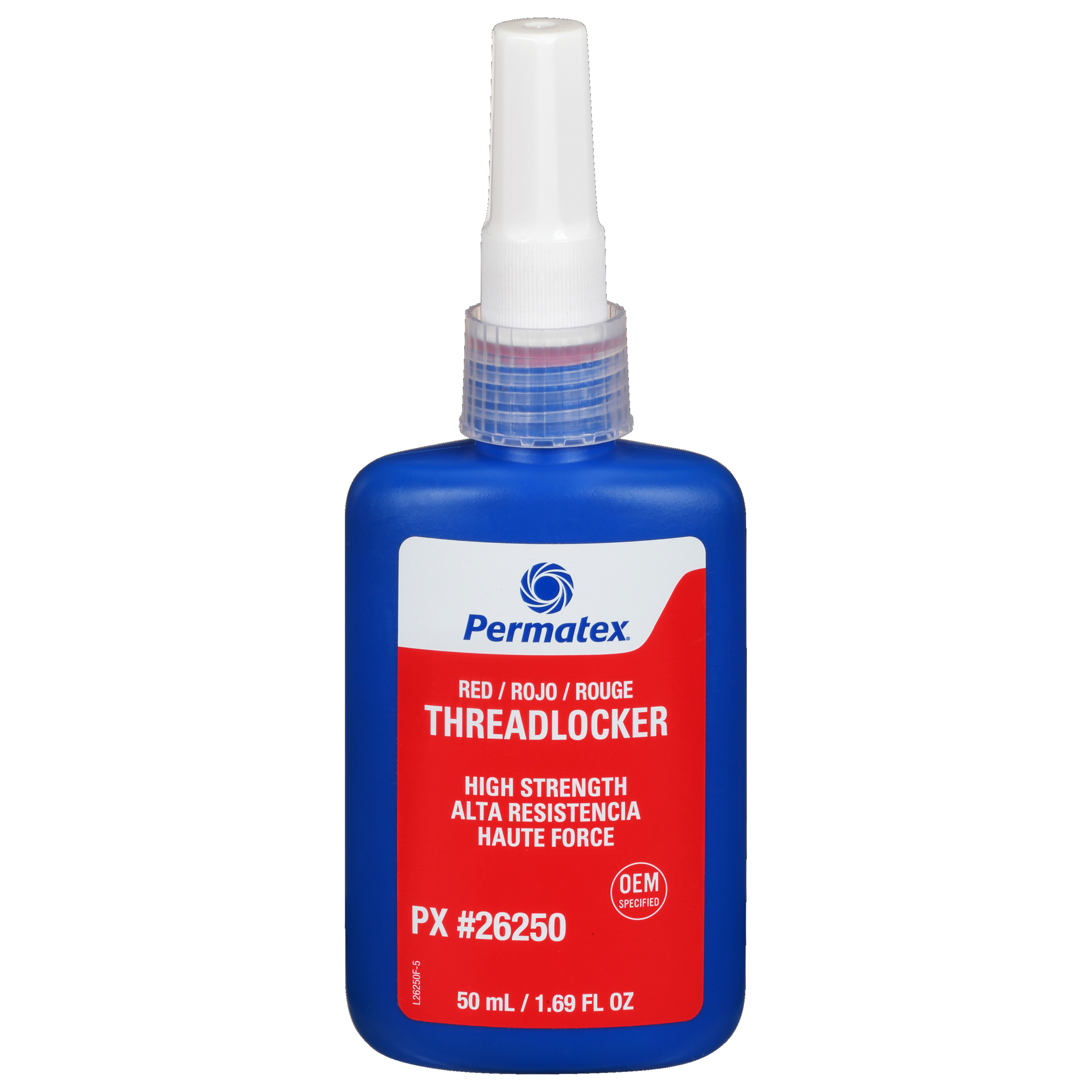 RED THREADLOCK HIGH STRENGTH V: 2400 CPS at 25° 50ML, Canada