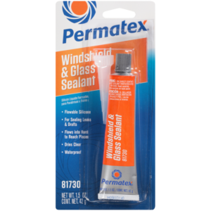 Permatex 80855 Clear RTV Silicone Adhesive Sealant, 11 oz.