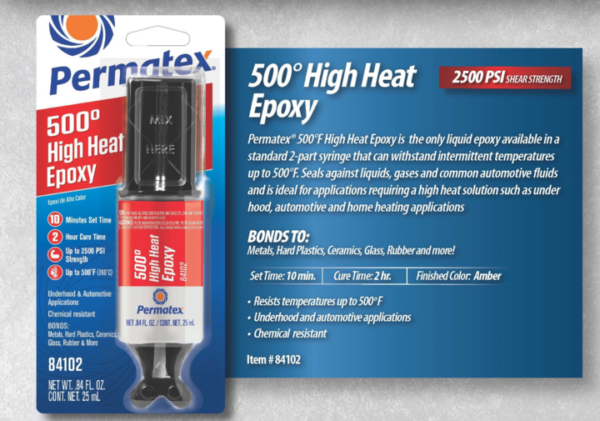 Permatex<span class="sup">®</span> 500° High Heat Epoxy, 25 ML - Image 4