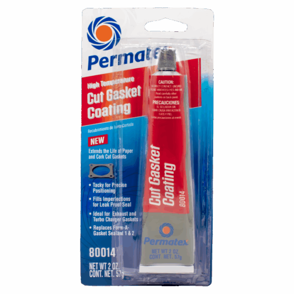 Permatex® Red Cut Gasket Coating, 2 oz, 80014