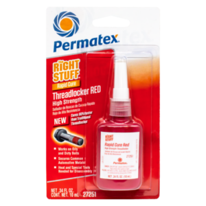 Permatex<span class="sup">®</span> The Right Stuff<span class="sup">®</span> Rapid Cure High Strength Threadlocker Red, 10 ML